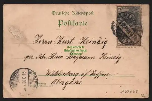 150268 AK Litho Freiberg 1902