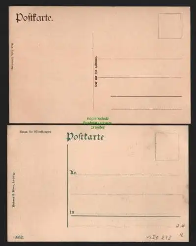 150243 2 AK Elsterberg i. V. Panorama um 19190 Elsterthalbrücke Vogtländische Sc