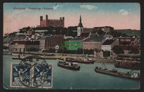 149942 AK Bratislava Presporok Pressburg Preßburg Pozsony 1922