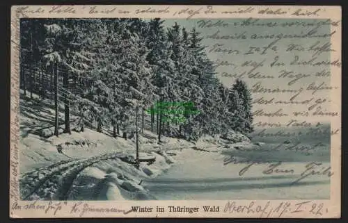 149979 AK Winter im Thüringer Wald Oberhof 1922