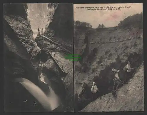 149151 2 AK Lauterbrunnen 1913 Trümmelbach 5ter Fall Club Hütte Fallätsche zur