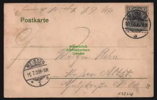 148678 AK Meissen 1903 Rauhenthal