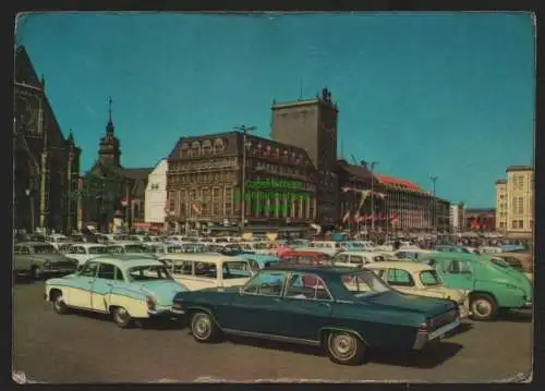 148927 AK Leipzig Am Karl Marx Platz Goethestraße 1972