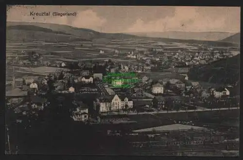 147726 AK Kreuztal Siegerland Bz. Arnsberg 1925 im Vordergrund der Bahnhof