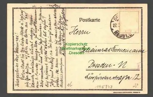 145943 AK Dresden 1918 Künstlerkarte Jugenddank Drei König Schule