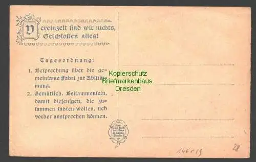 146019 AK Oberschlesien 1920 Künstlerkarte Abstimmung Einladung Tagung