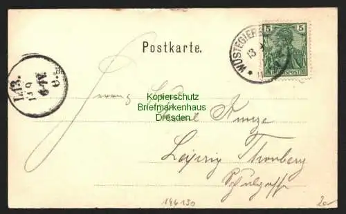 146130 AK Lomnitz Riesengebirge Schlesien 1900