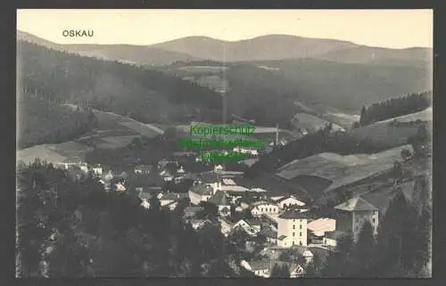 146050 AK Oskava Oskau Panorama um 1910 Verlag F. Wirth