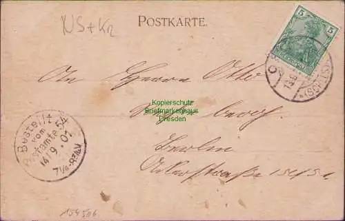 154506 AK Olesnica Oels 1901 Ohlauer Straße Kaiserliches Postamt Voillbild