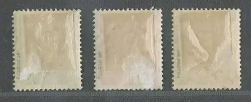 h5005 SBZ Bezirkshandstempel Bezirk 37 Zarrentin 3 Werte Ziffer * gepr. BPP