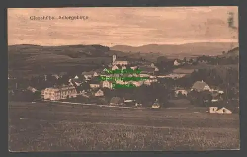 142085 AK Giesshübel Adlergebirge Panorama  1915