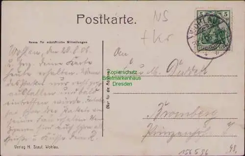 156596 AK Wohlau Wolow 1906 Königliche Gendarmerie Schule