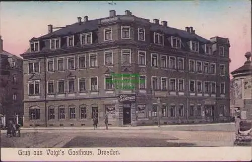 155728 AK Dresden 1916 Voigt`s Gasthaus Restaurant