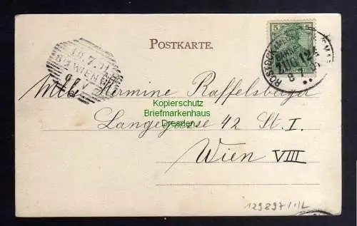 129897 AK Bad Doberan Ruine 1901 Bahnpost Rostock - ….