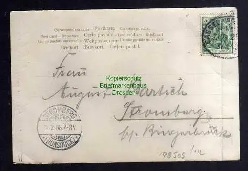 128509 AK Helsa Künstlerkarte 1908 Hessen