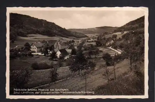 112193 AK Mostviel bei Egloffstein Schul Landheim um 1940