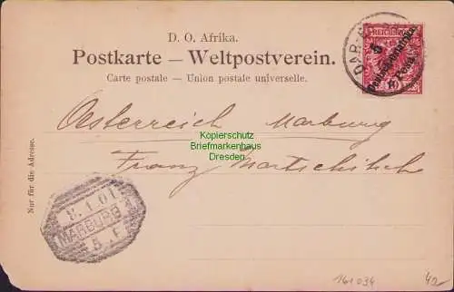 161034 AK Dar es Salaam 1900 Deutsch-Ostafrika