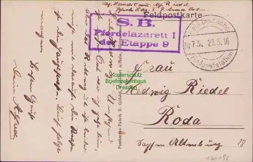 161095 AK Sjelwa Russland Feldpost 1929