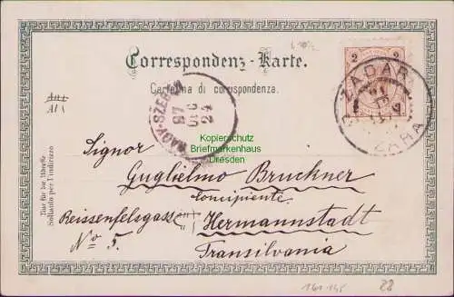 161145 AK Zadar Zara Litho 1897 Trachten Dalmatien Dalmazia