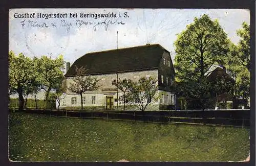 69932 AK Gasthof Hoyersdorf bei Geringswalde i. S. 1918