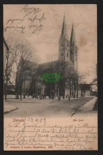 150994 AK Stendal Am Dom 1903