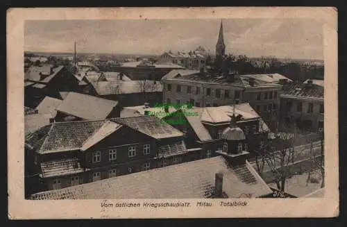 150897 AK Mitau im Winter Jelgava Lettland 1916 Feldpost 214