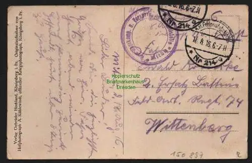 150897 AK Mitau im Winter Jelgava Lettland 1916 Feldpost 214