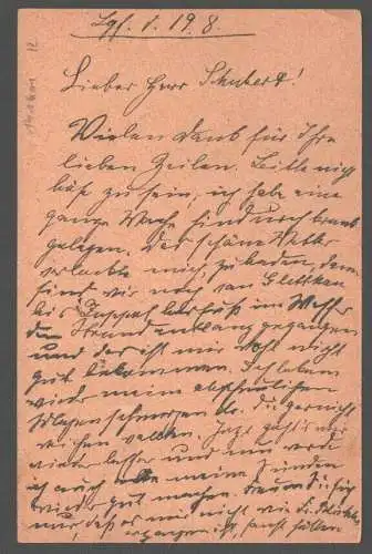 141601 AK Danzig Langfuhr 1924 Ganzsache Bedarf nach Hamburg