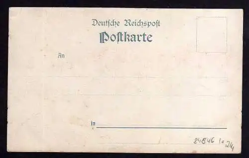 84846 AK Hildesheim 1900 Enthüllungsfeier Denkmalsweihe Festgruss