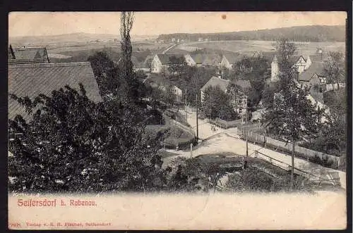 69730 AK Seifersdorf bei Rabenau 1906 Kreuzung Teich