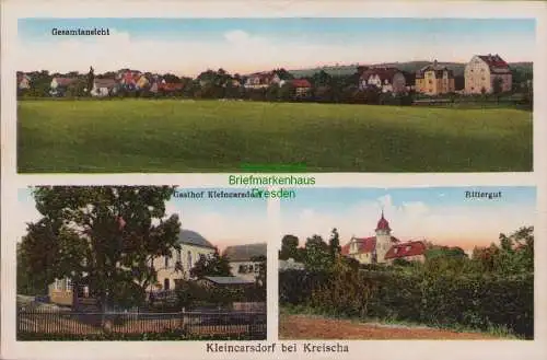 153633 AK Kleincarsdorf bei Kreischa Gasthof Rittergut um 1930