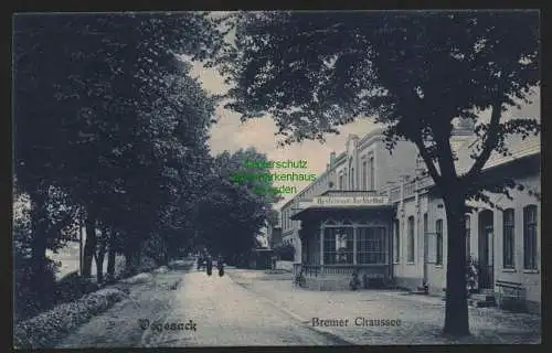 150542 AK Bremen Vegesack 1909 Bremer Chaussee Restaurant