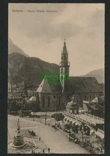 139683 AK Bozen Bolzano Piazza Vittorio Emanuele um 1925