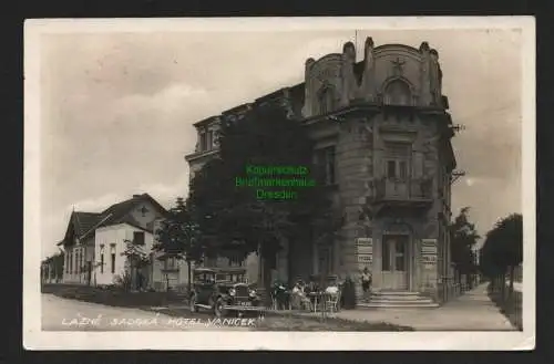 136954 AK Sadska Kr. Nymburk Hotel Vanicek Fotokarte 1941