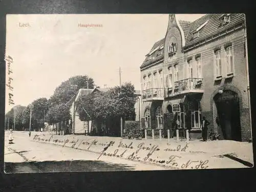 124800 AK Leck Kr. Tondern Nordfriesland 1911 Hauptstrasse