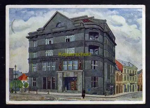 120339 AK Ostrava Schlesisch Mährisch Ostrau 1944 Sparkasse Sporitelna