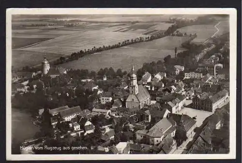 70630 AK Mügeln um 1940 Luftbild Fliegeraufnahme