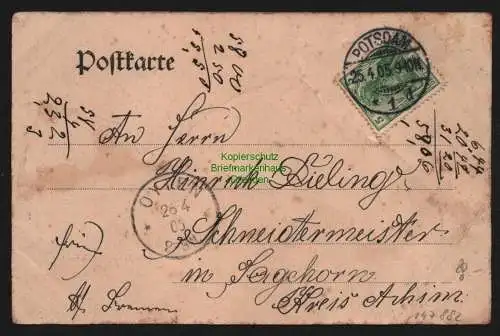 147882 AK Potsdam 1905 Kaserne 2. Batl. i. Garde Regiment zu Fuss