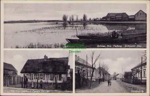 157040 AK Schiaß Ludwigsfelde Krs. Teltow Schias Schiaser See 1939 Flaschenbier