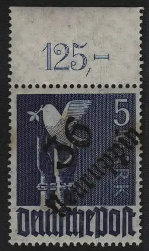 h6605 SBZ Handstempel Bezirk 36 Neuruppin 5.- Taube ** postfrisch OR gepr. BPP