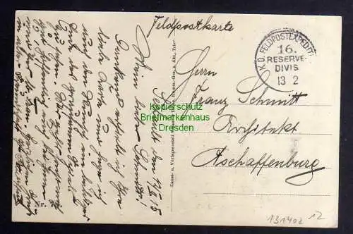 131402 AK Feld Villa Götz Bei den Bayern 1. Weltkrieg 1915 Feldpost