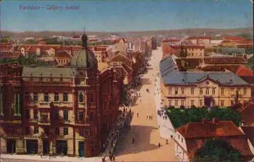 161296 AK Pardubice Pardubitz Tschechien 1912 Panorama