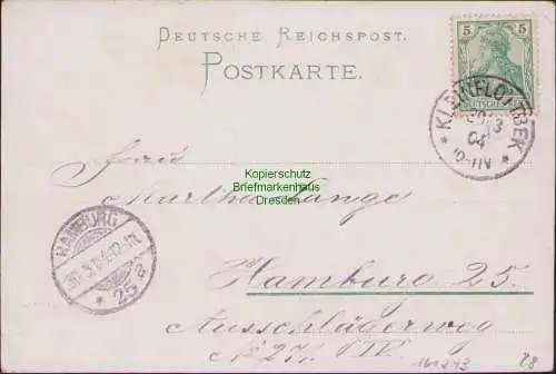 161243 AK Hamburg Klein Flottbek 1904 Poststrasse