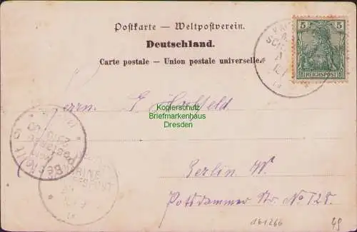 161266 AK Deutsche Post in China 1900 Chefoo Marine Schiffspost