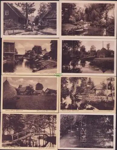 165050 8 AK Burg Spreewald Mühle Spreehafen Kolonie Burg 1910 Mühlspree