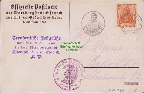 165064 AK Luther Auf der Wartburg 1522 Original-Zeichnung Joseph Sattler München
