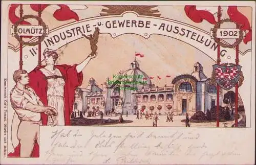 161226 AK Olmütz Olomouc INDUSTRIE GEWERBE-AUSSTELLUNG 1902