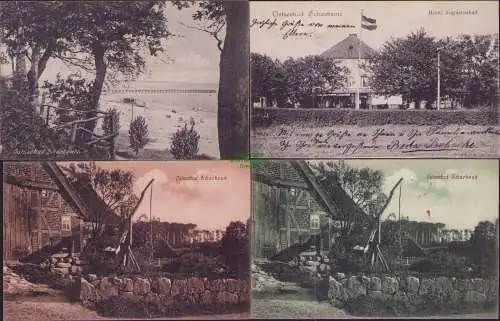 165058 4 AK Ostseebad Scharbeutz Hotel Augustusbad 1909