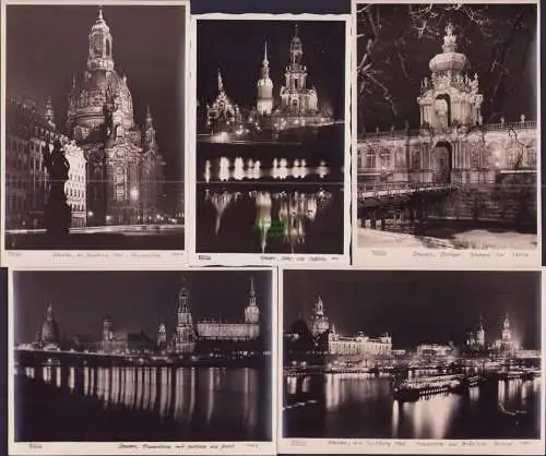 165036 5 AK Hahn Foto Fotokarte Dresden v.d. Zerstörung 1945 Frauenkirche 10826