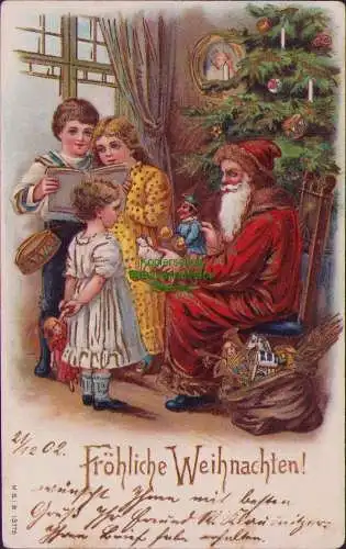 161202 AK Fröhliche Weihnachten ! 1902 Bilina Bilin Tschechien Böhmen